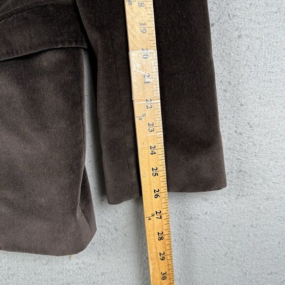 Dolce And Gabbana Blazer Men’s Small Brown Velvet 2 Button Notch Collar Lined - Picture 8 of 16
